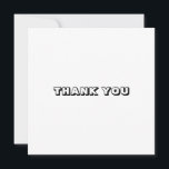 Thank you, black white card<br><div class="desc">Thank you,  black white card</div>
