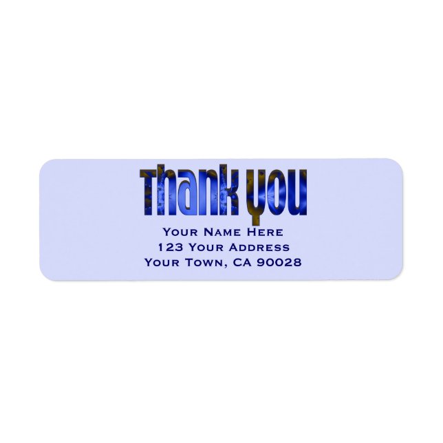 Thank You blue (Front)