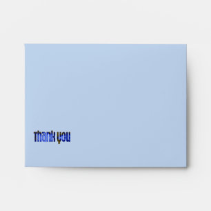 Thank You blue Envelopes