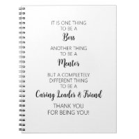 Thank You Boss Caring Leader & Friend