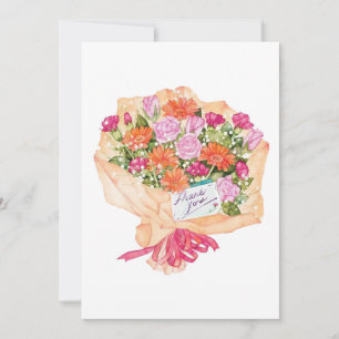 Thank You Bouquet Card