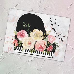thank you bouquet piano decor