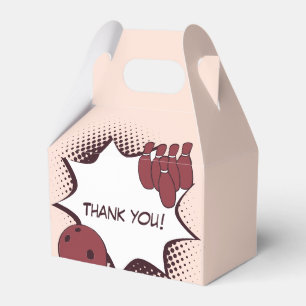 Thank you! Bowling Birthday Party  Favour Box