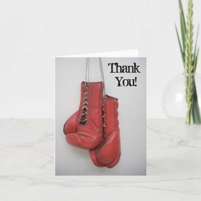 Thank You Boxing Cards (Front)