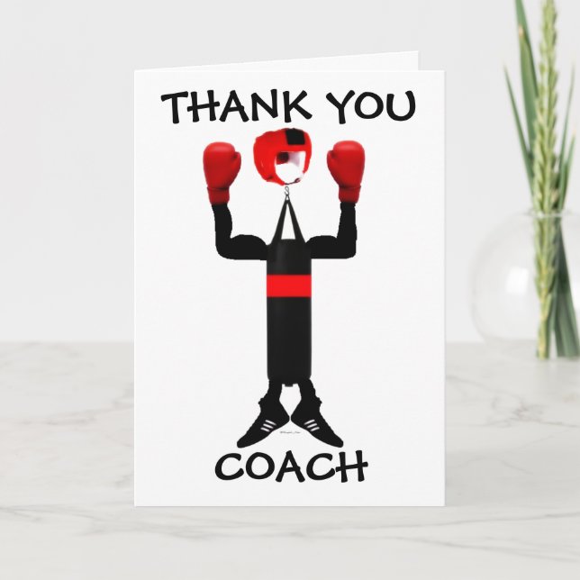 Thank You Boxing Coach (Front)