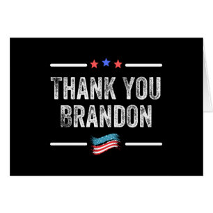 Thank You Brandon