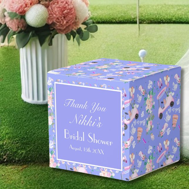 Thank You Bridal Golf Bridal Shower Brunch  Favour Box (Creator Uploaded)