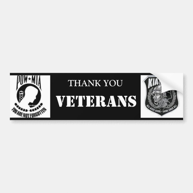 THANK YOU BUMPER STICKER (Front)