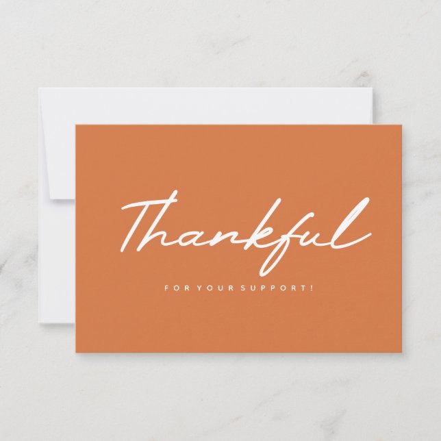 Thank You Business Card (Front)