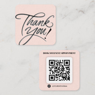 thank you business card