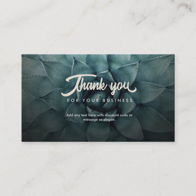 Thank you Business Cards (Front)