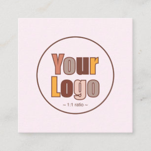 Thank You Business Logo Modern Minimalist Discount Card