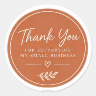 Thank You Business Stickers
