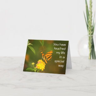 Thank You Butterfly Card