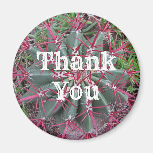 Thank You Cactus Photo Desert Plant Appreciation Magnet