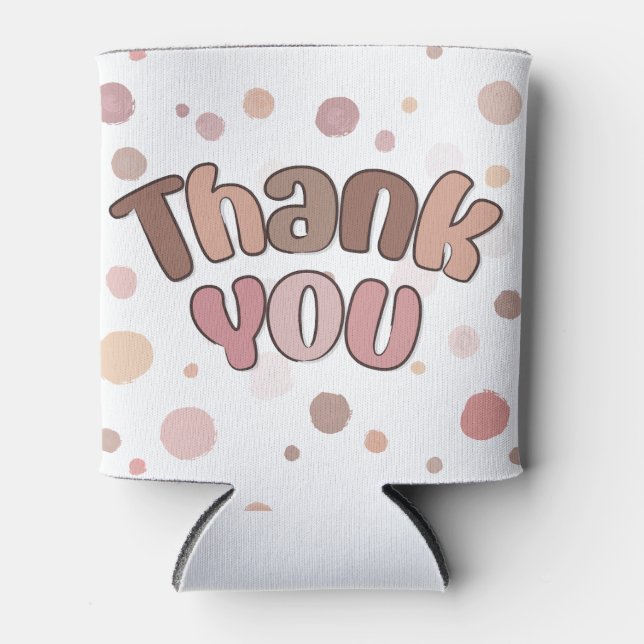 Thank you  can cooler (Front)