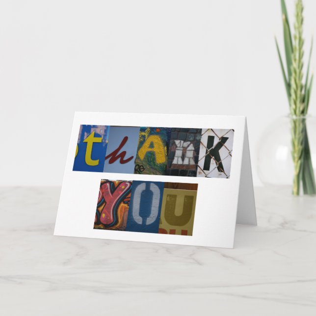 Thank You Card (Front)