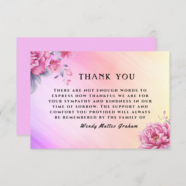 thank you card (Front/Back)
