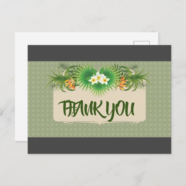 Thank you card (Front/Back)