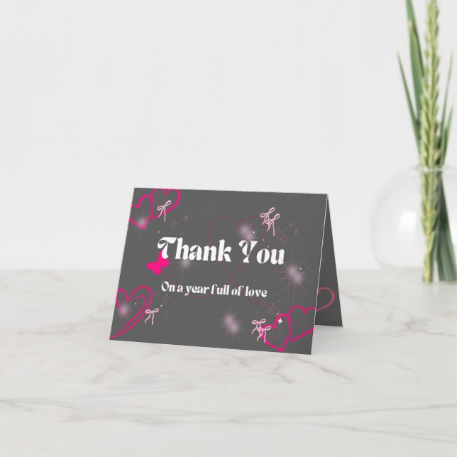 Thank you card  (Front)