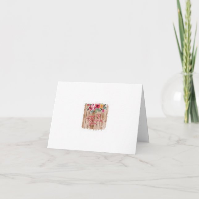 Thank You Card (Front)