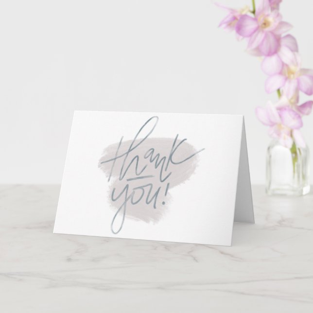 Thank You! Card (Orchid)