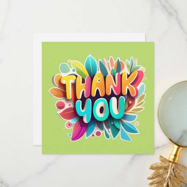 Thank You Card (Front/Back In Situ)