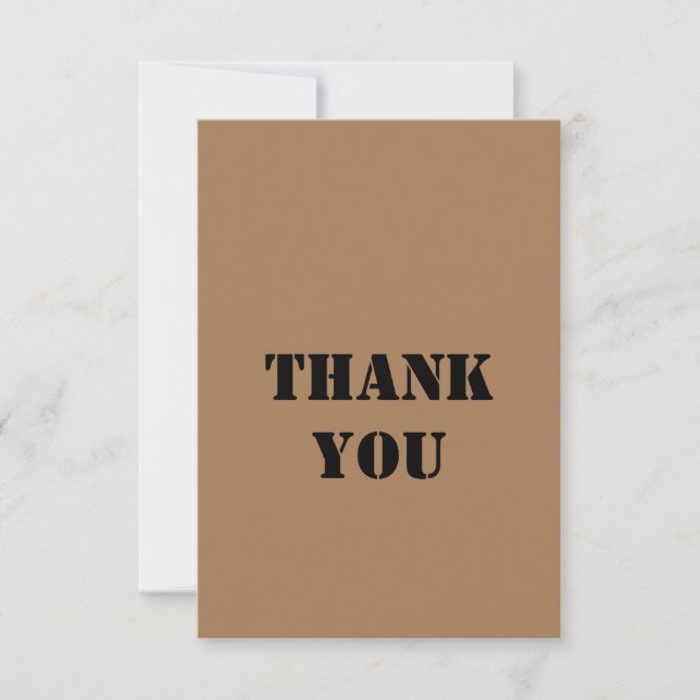 Thank You Card (Front)