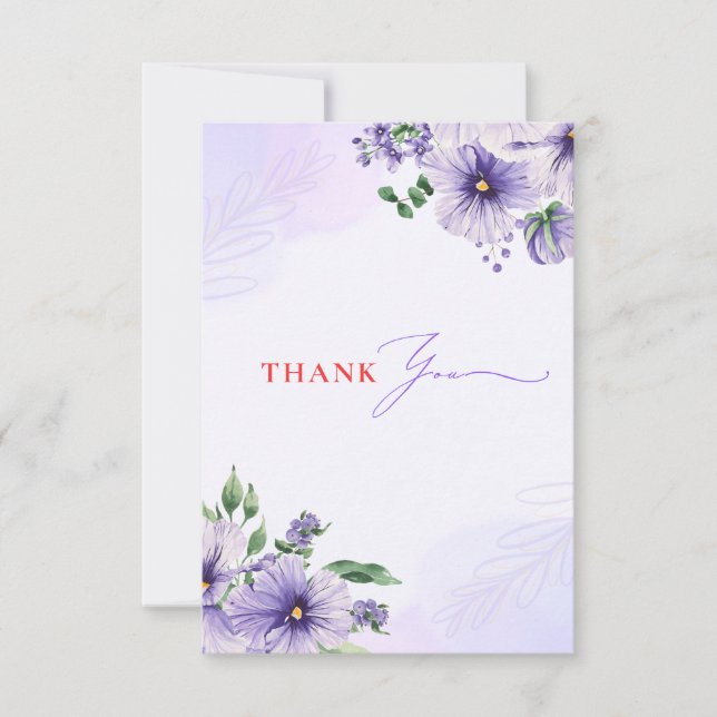 Thank you card (Front)