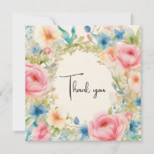 Thank you card