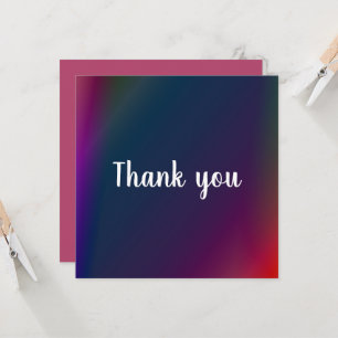 Thank you card