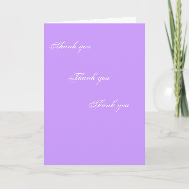 Thank You Card (Front)