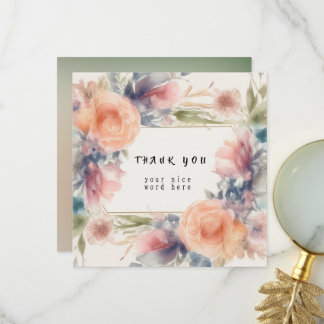 Thank you card
