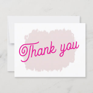 Thank you card