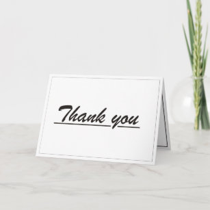 Luxury 90 Thank You Card Nz
