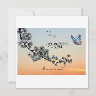 thank you  card