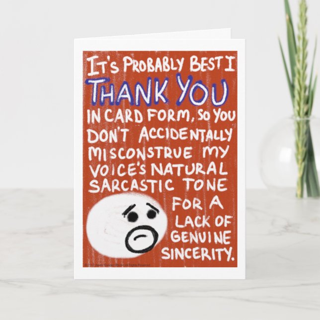 Thank You Card (Front)