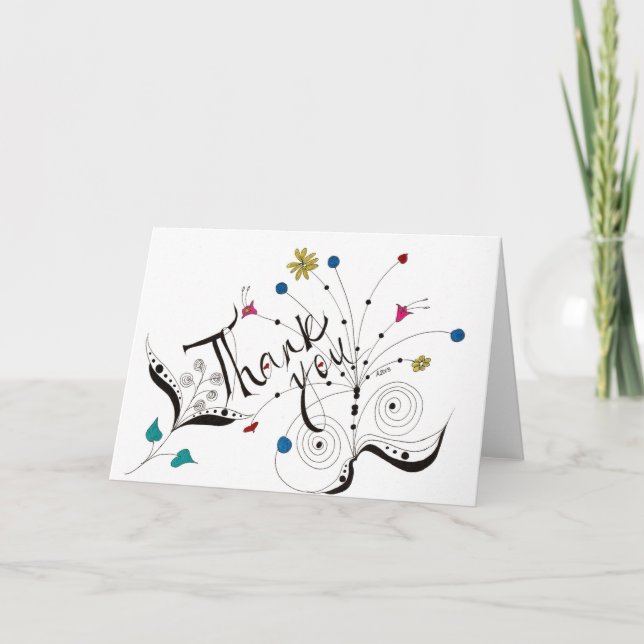 Thank you card (Front)
