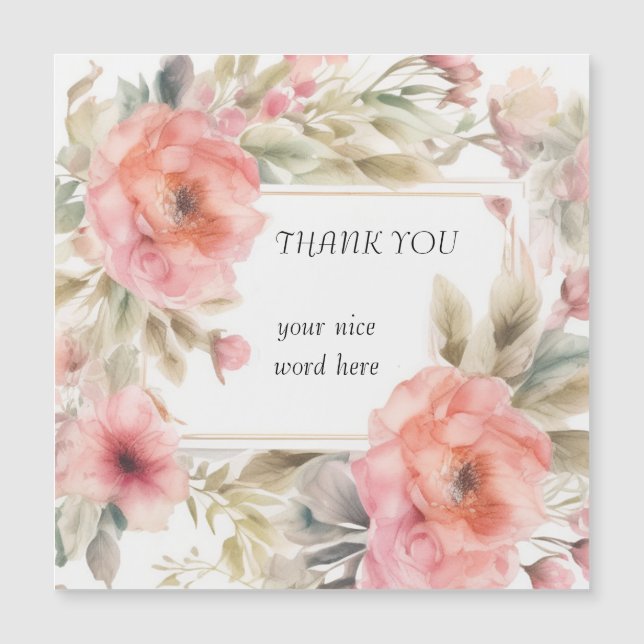 Thank you card (Front)
