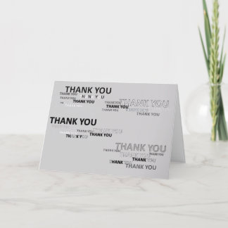Thank you card