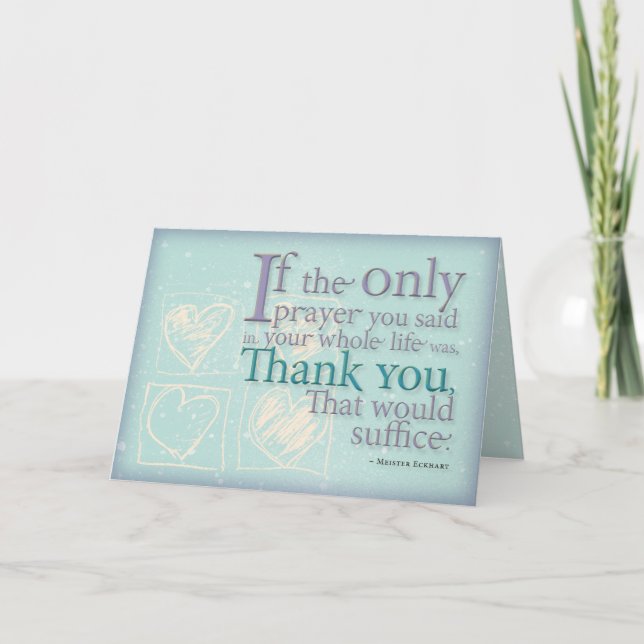 Thank You Card (Front)
