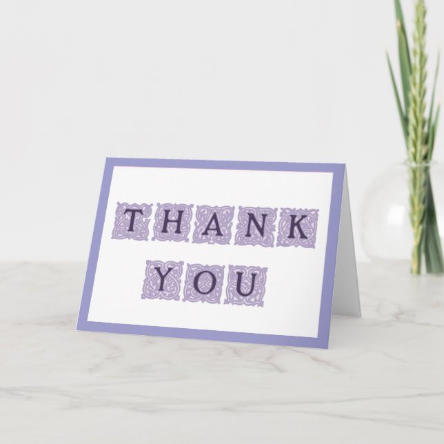 Thank you card (Front)