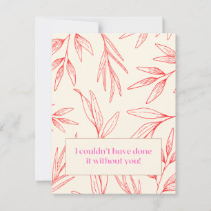 Thank You Card