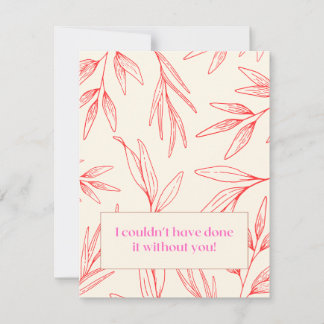 Thank You Card