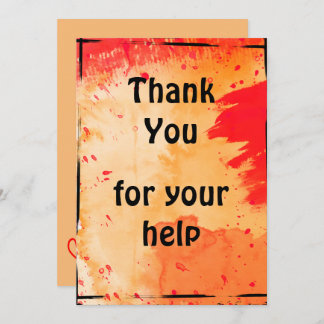 Thank You Card