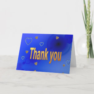 Thank you card