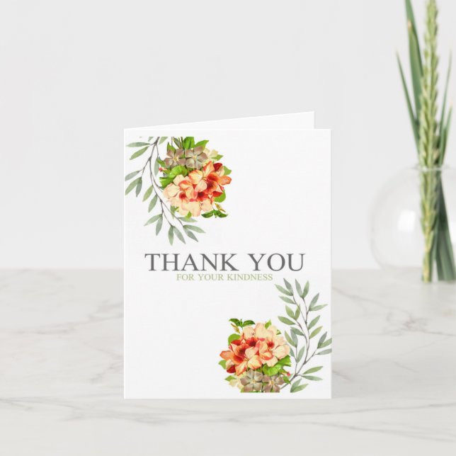 Thank you card (Front)