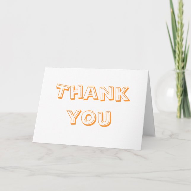 Thank you card (Front)
