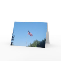 Thank You Card - American Flag