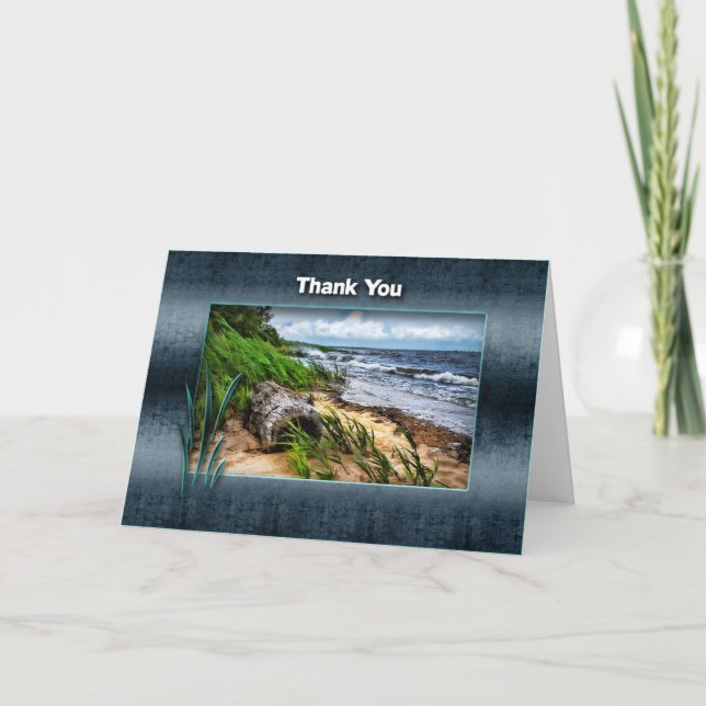 Thank You Card - Blank - Driftwood (Front)